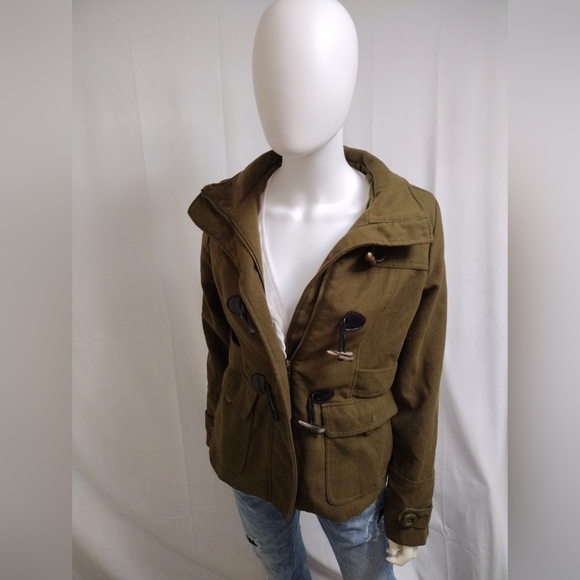 Large Army Green Celebrity Pink Jacket - Picture 8 of 16